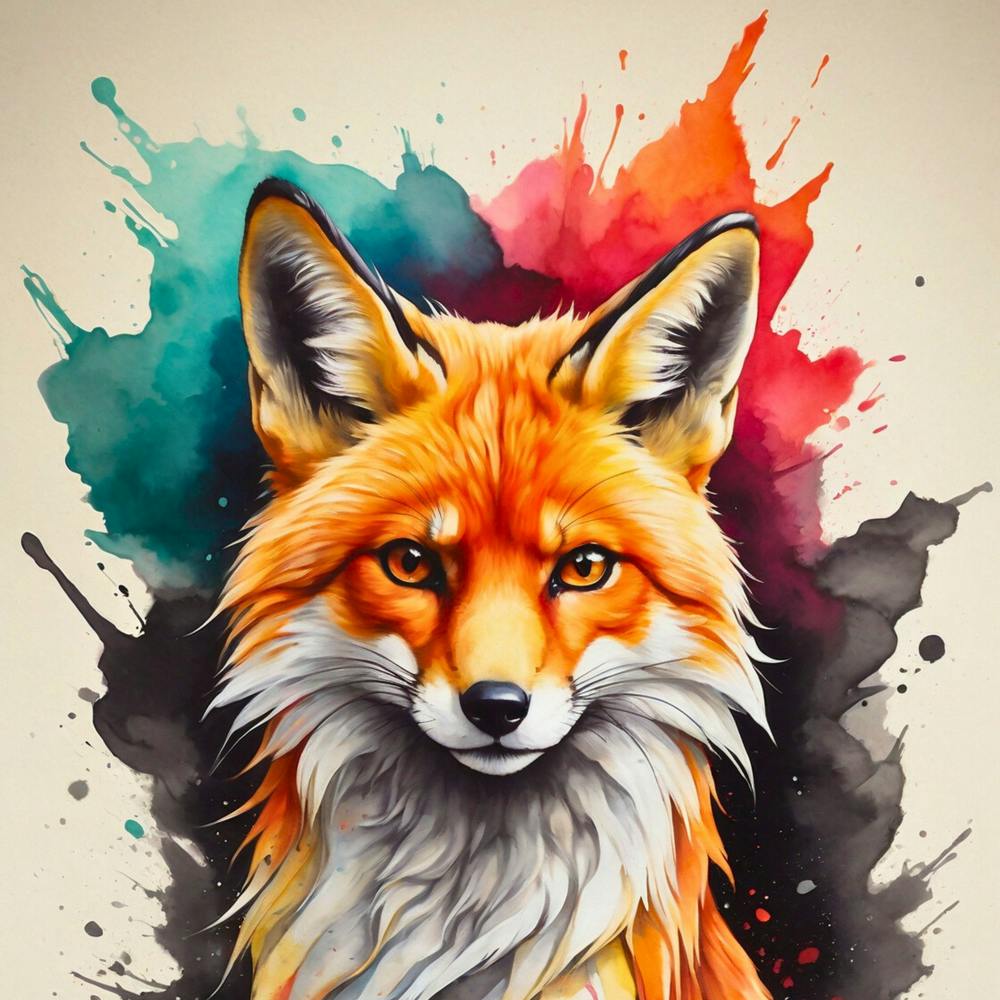 Fox Painting