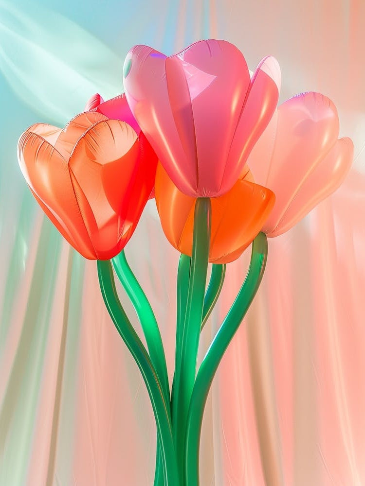 Dreamy Inflatable Flowers Cyclamen 1