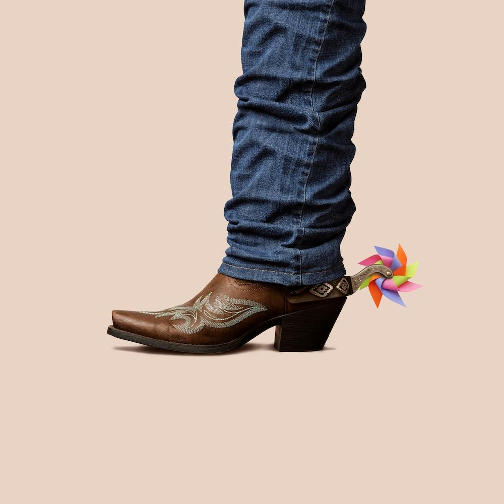 Funny Cowboy Square