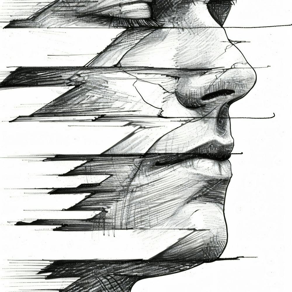 Face With Lines