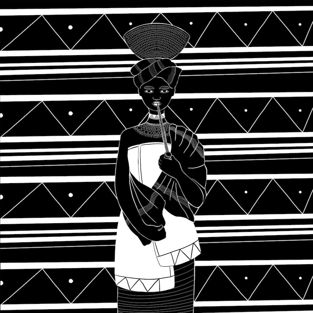 Xhosa Woman Square
