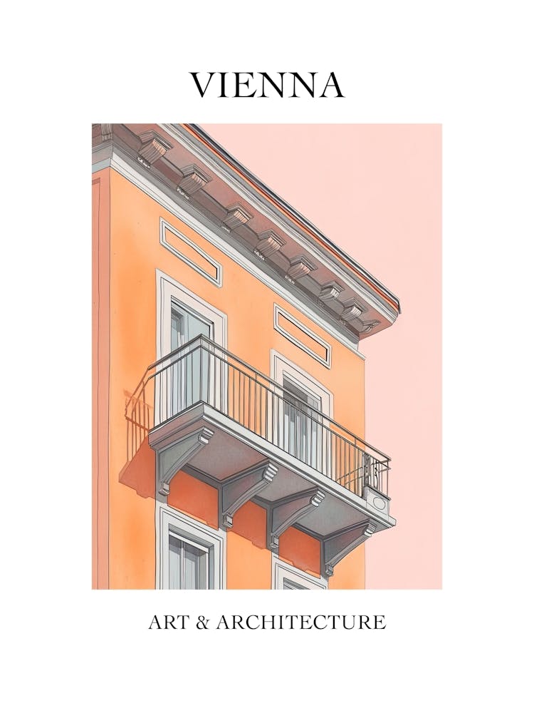Vienna Travel And Architecture Poster 4