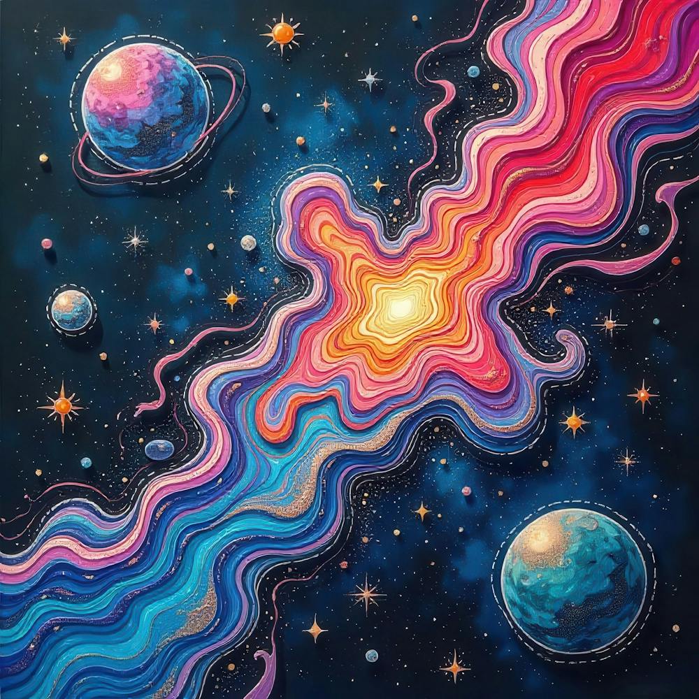 Abstract Space Background