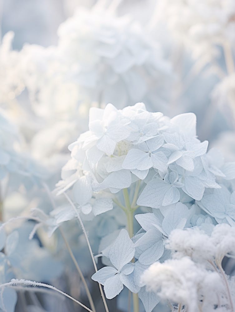 Frosty Botanical Hydrangea 2