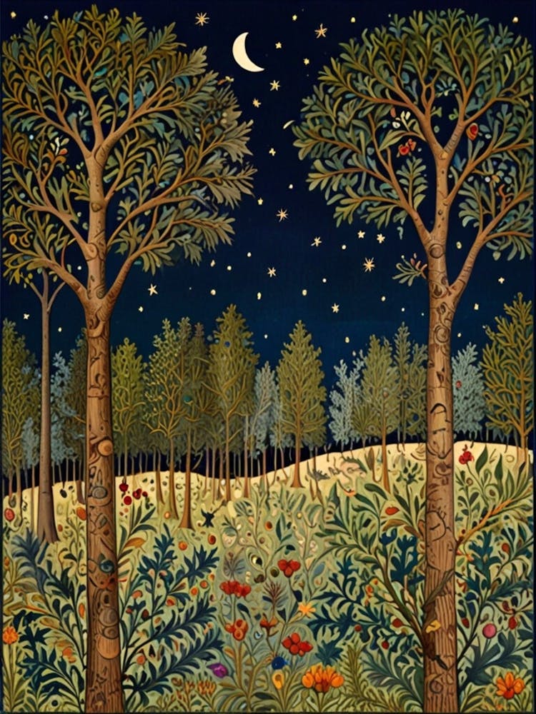 William Morris Night In The Woods 38