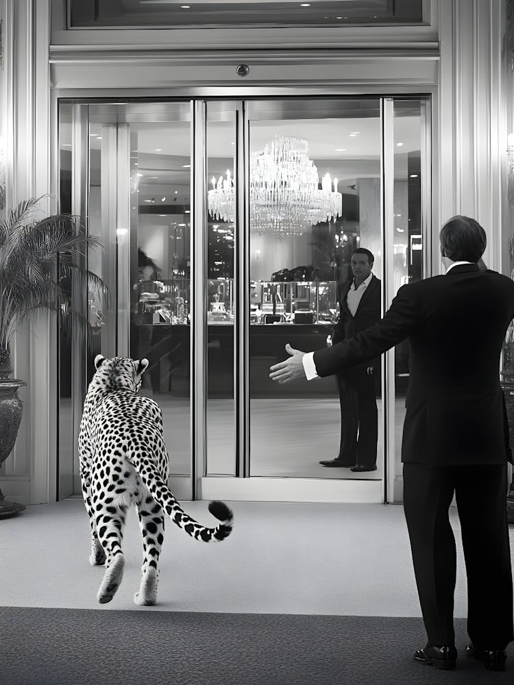 Cheetah In The Lobby