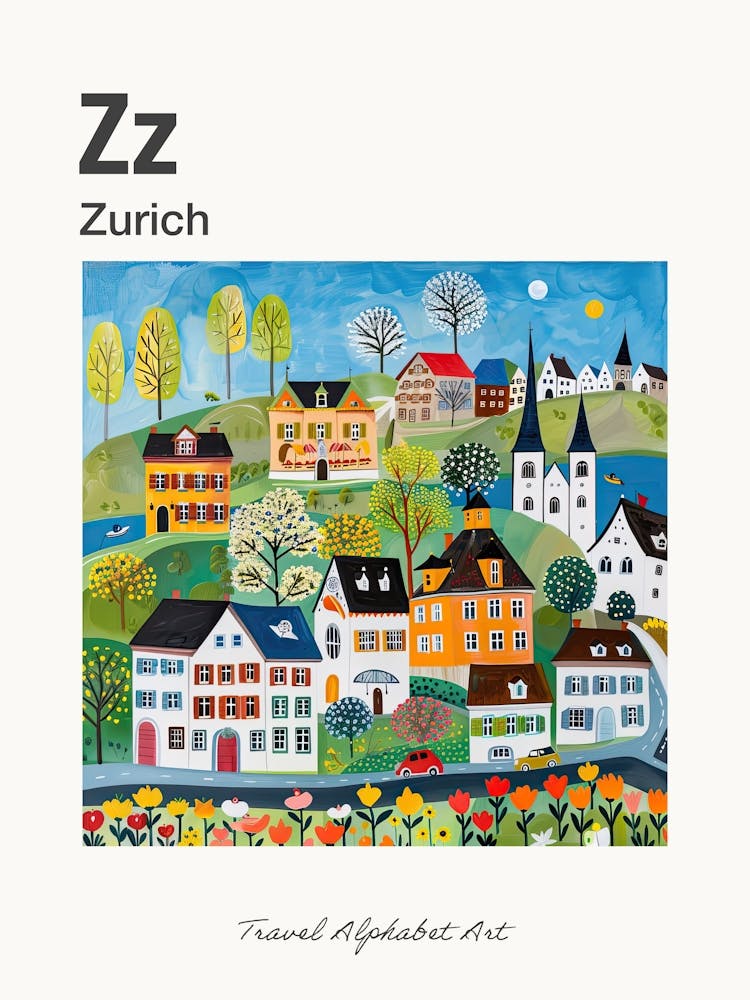 Kids Travel Alphabet  Zurich 4