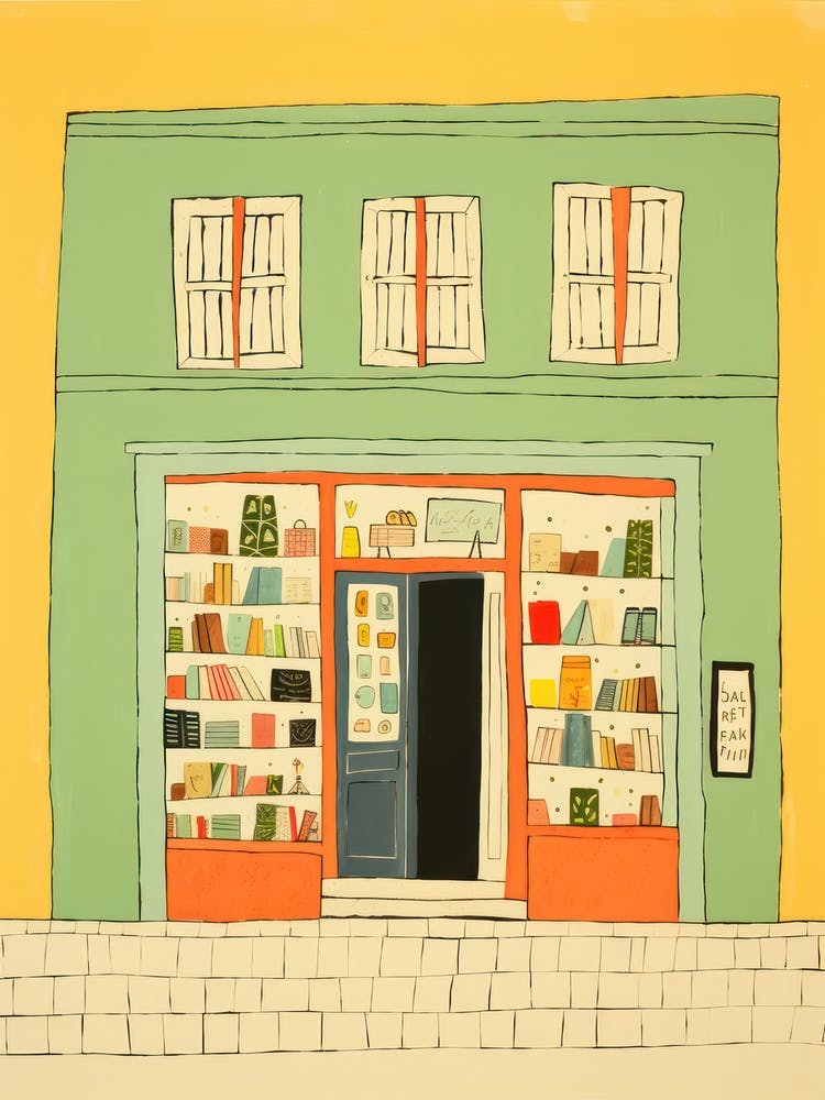 Lisbon The Book Nook Pastel Colours 2