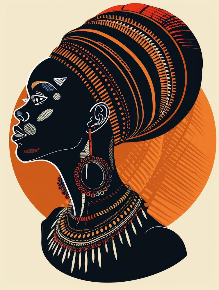 African Woman Portrait 17