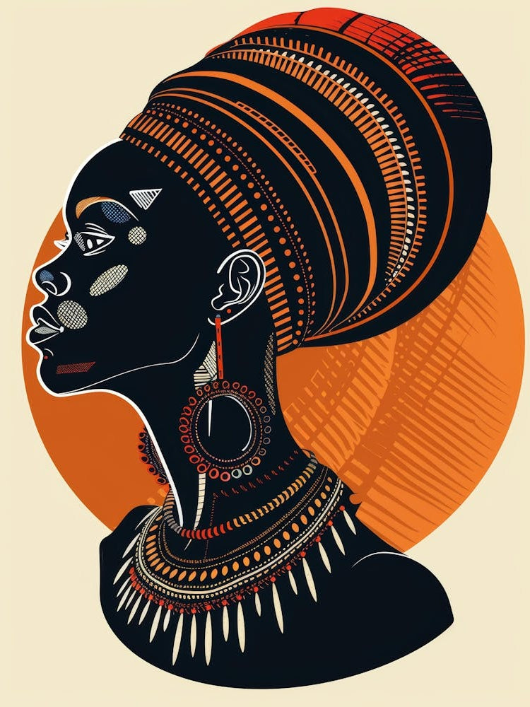 African Woman Portrait 17