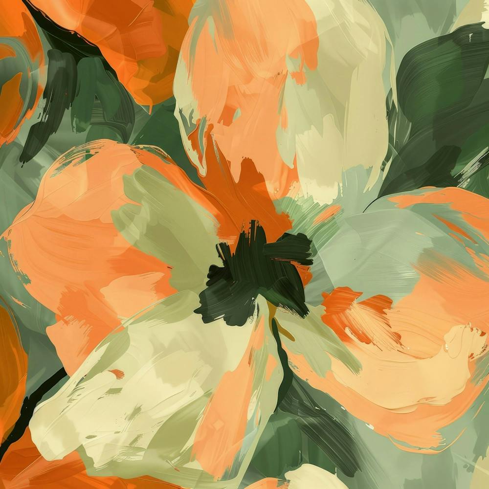 Abstract Of Flowers