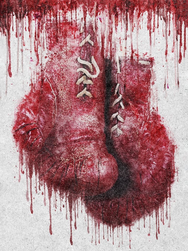 Classic Red Color Boxing Glove
