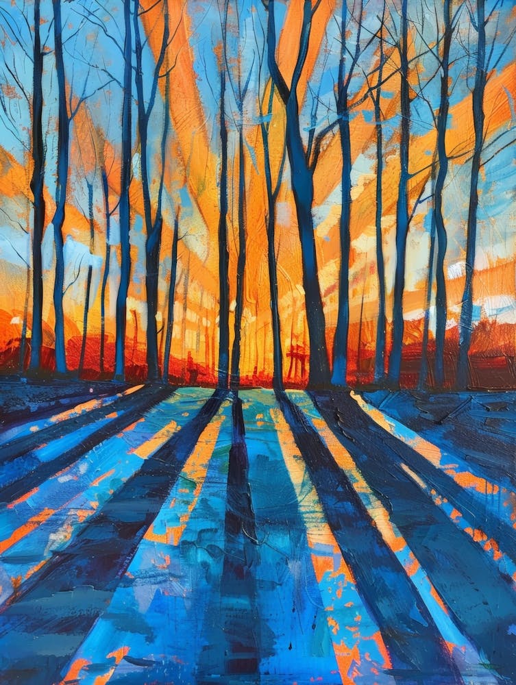 Sunset In The Woods 6