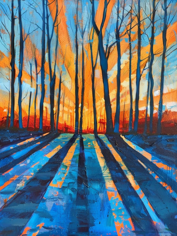 Sunset In The Woods 6