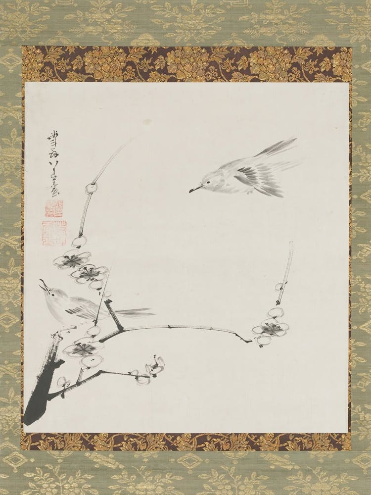 Birds On A Plum Tree (1795), Itō Jakuchū