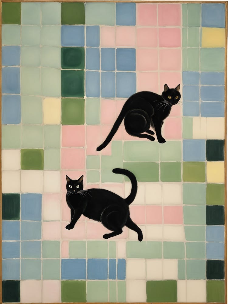 Two Black Cats