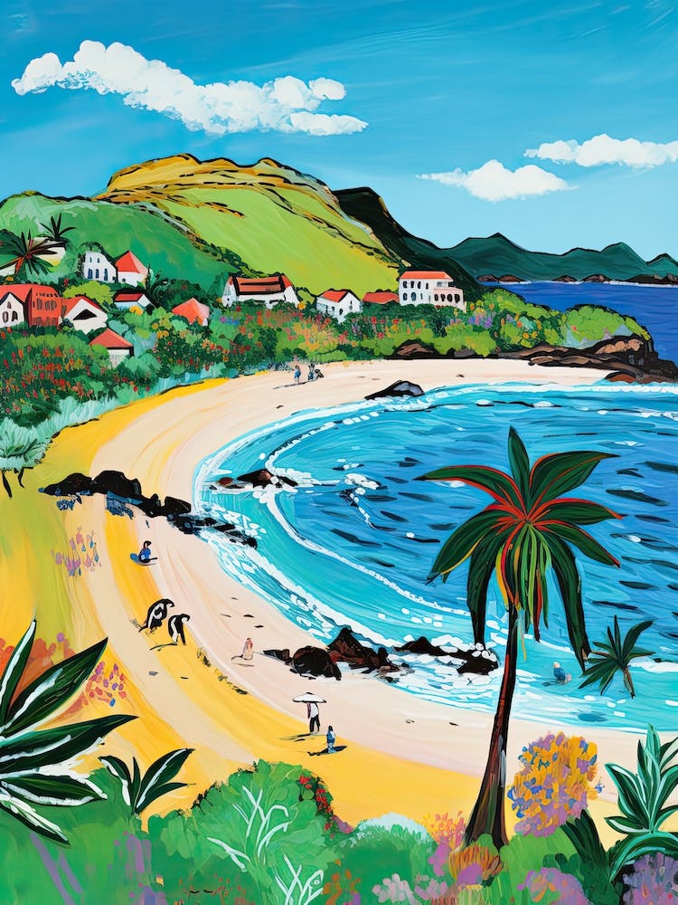 Anse De Grande, Salin, St Barts, Matisse And Rousseau Style 3