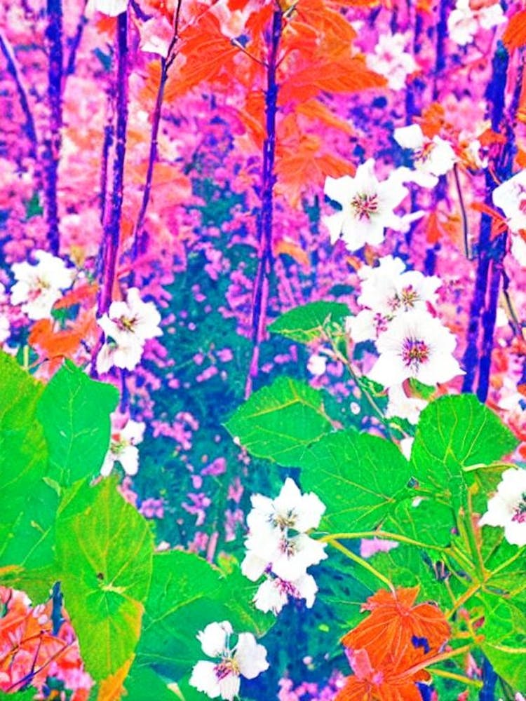 Whitecurrant 1 Risographie Retro-Poster Frucht