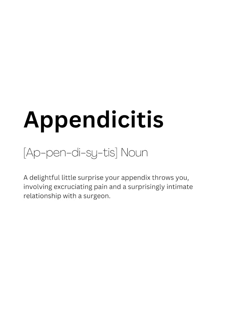 Appendicitis Definition Meaning 1