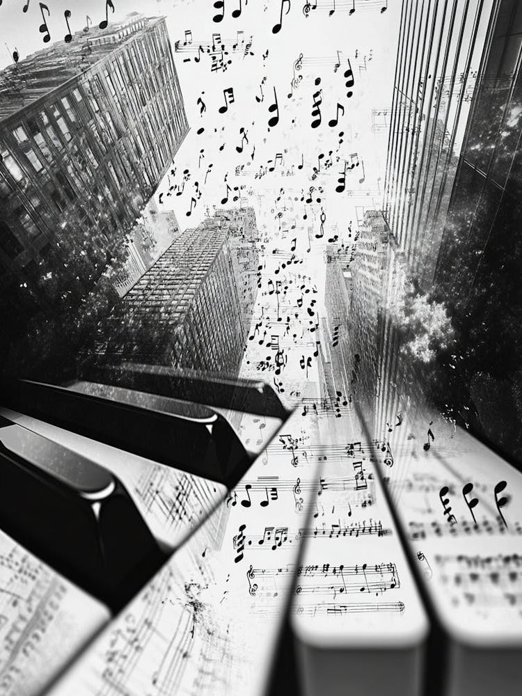 Piano Keys In The Sky