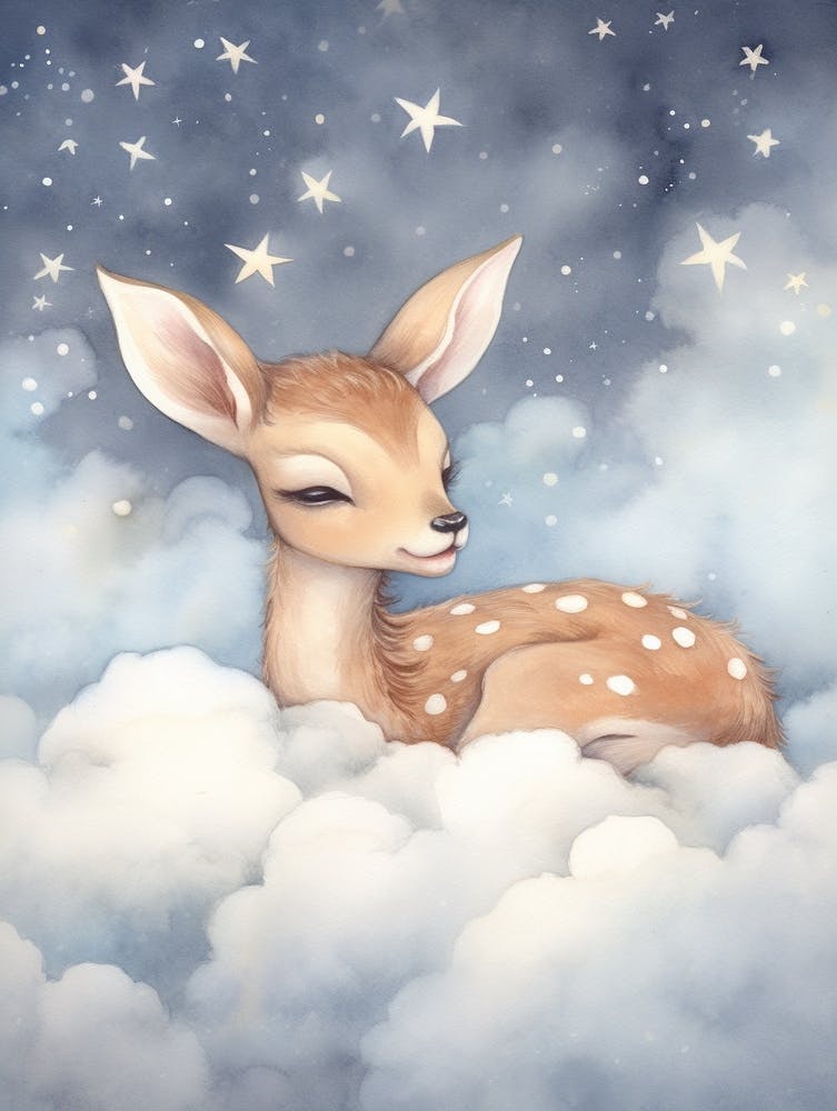 Sleeping Baby Deer 3
