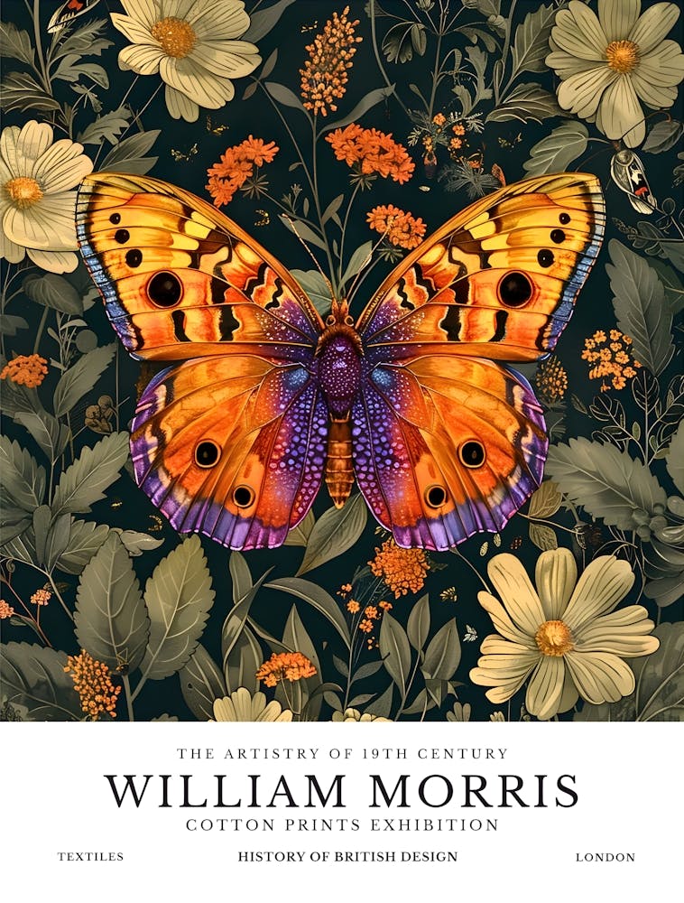 William Morris - butterfly 6