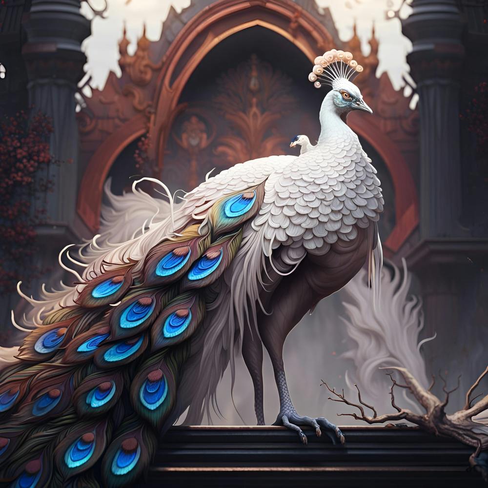 Albino Peacock