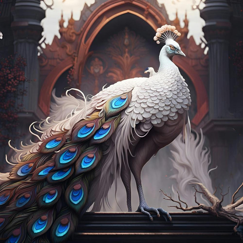 Albino Peacock