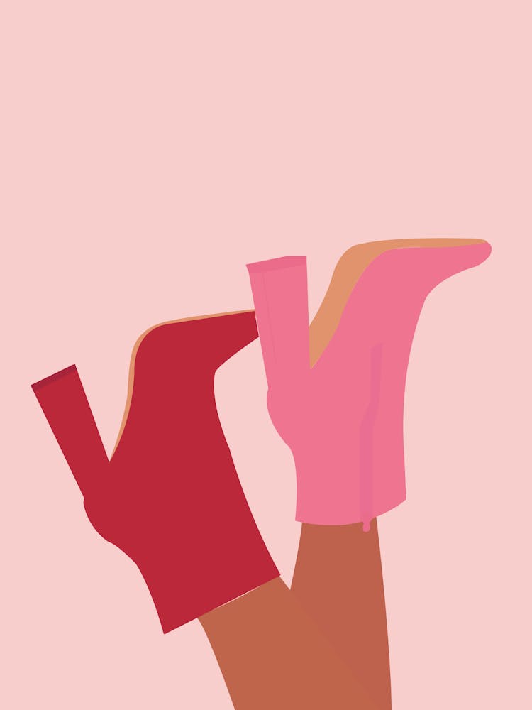 Pink Boots