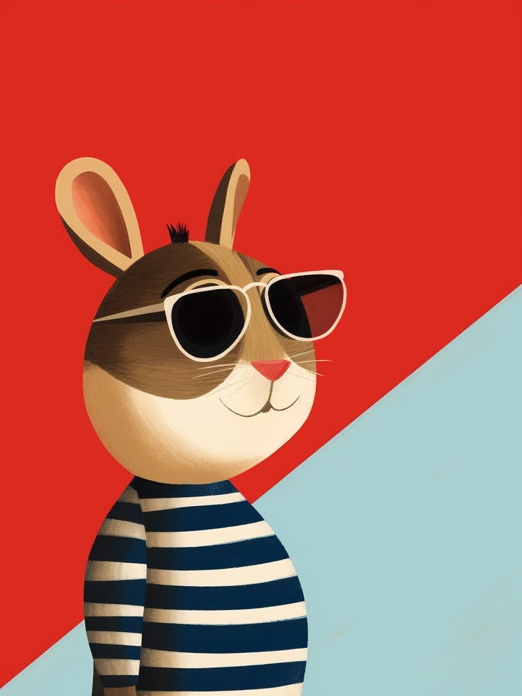 Little Chipmunk 3 Wearing Sunglasses