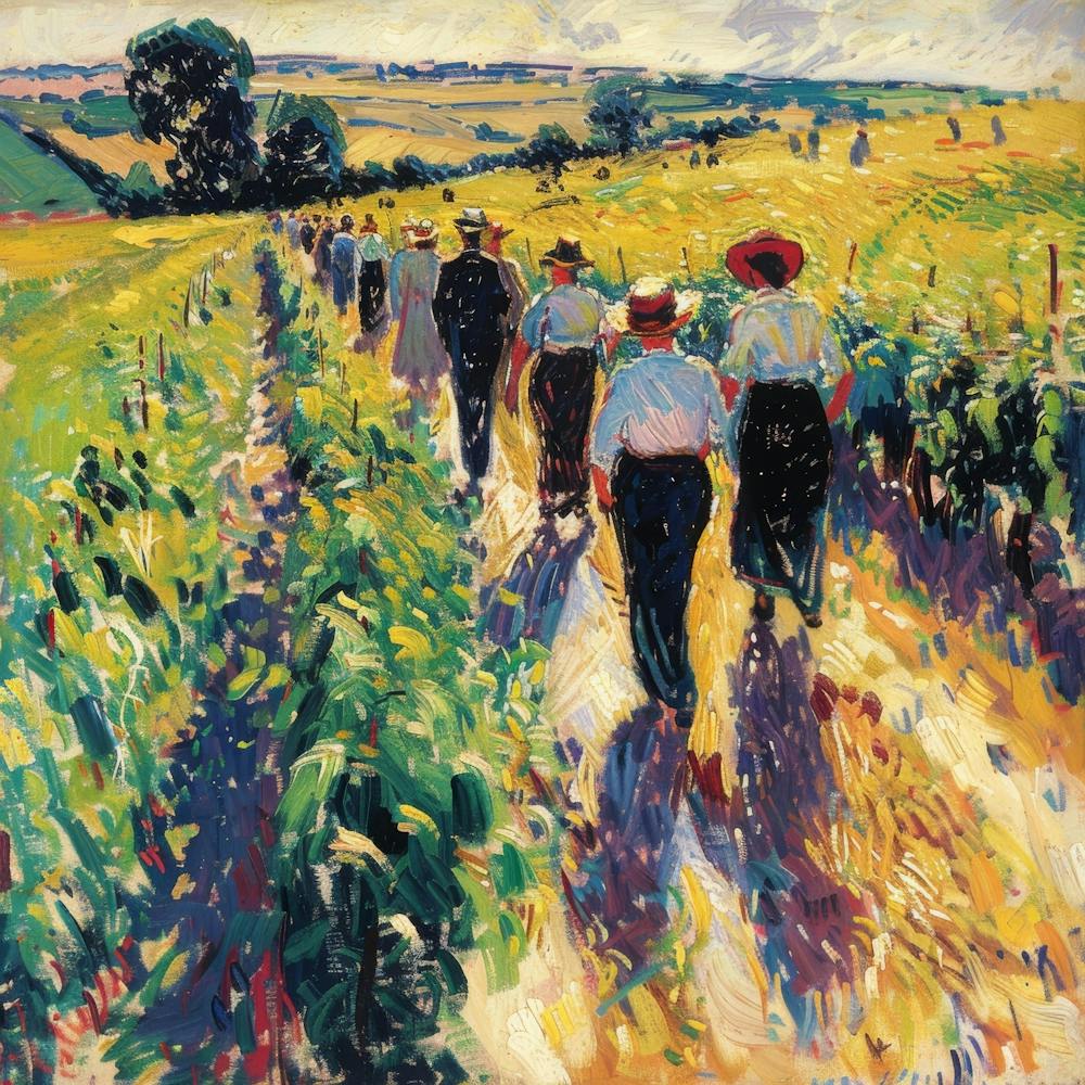 Walk In The Vineyard