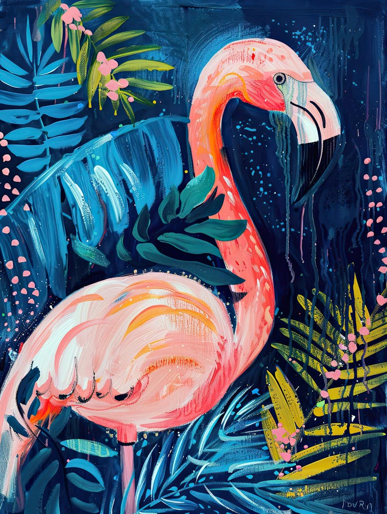 Vibrant Mirage Matisse Style