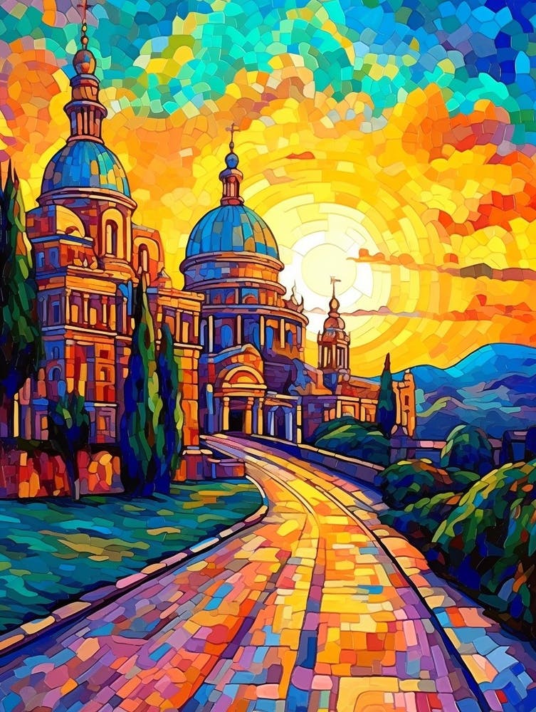 Dolmabahe Palace Pixel Art 1