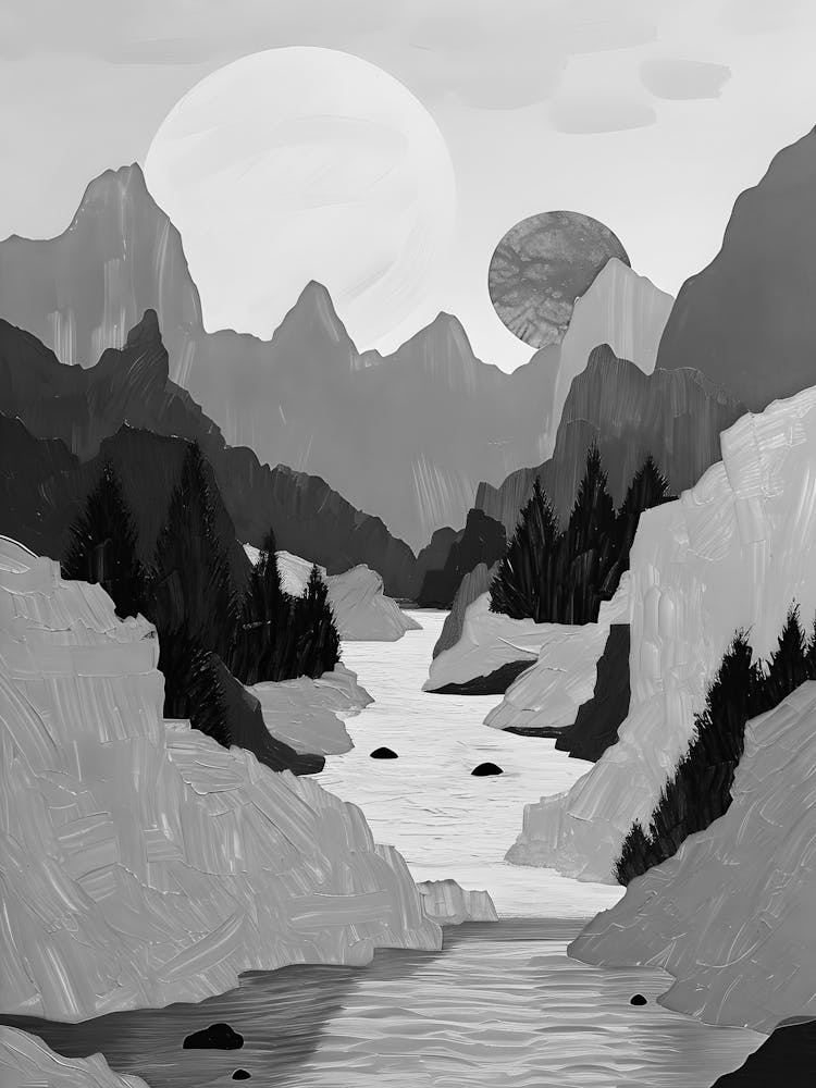 Black And White Landscape 7