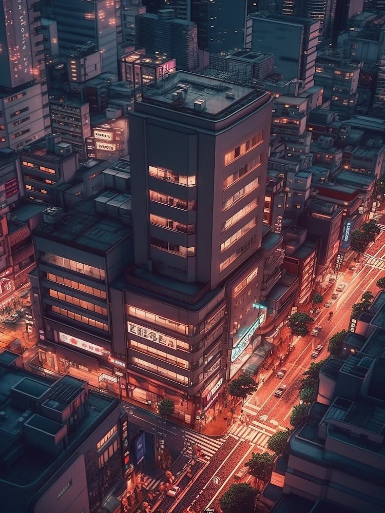 Cityscape At Night 2