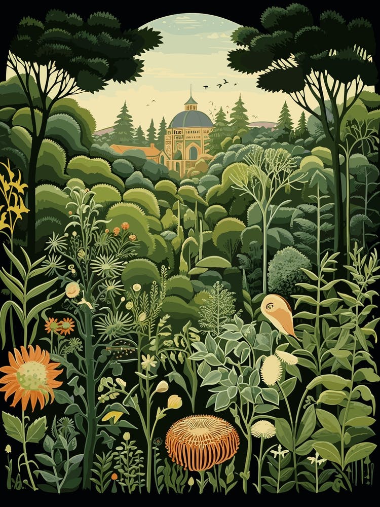 Volksgarten Austria Henri Rousseau S Style 2