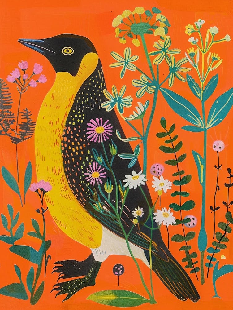Spring Birds Penguin 4
