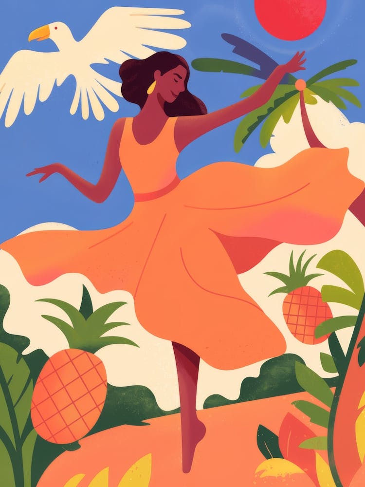 Dancing Pineapple Spirit 1