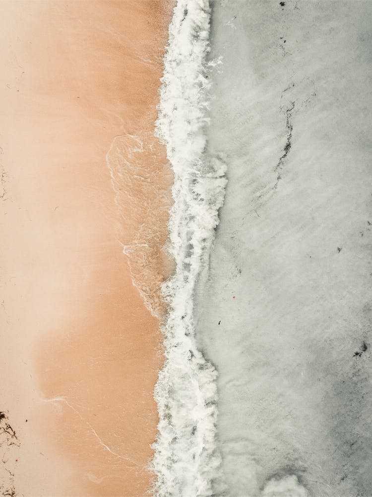 Vagues de l'Océan Bleu