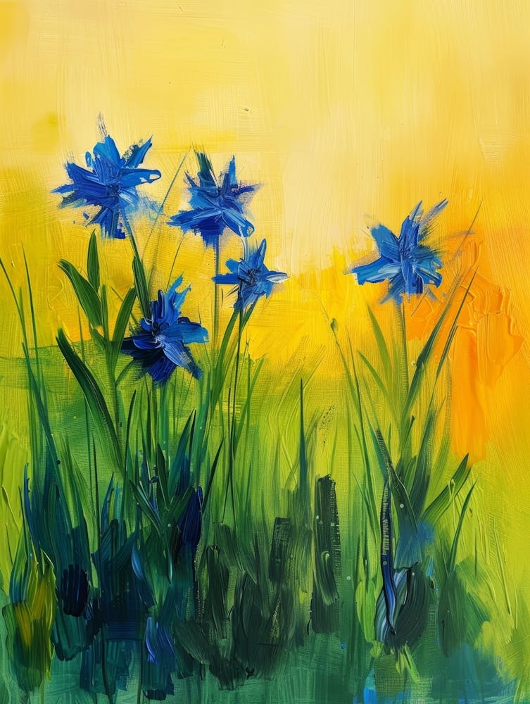 Blue Flowers 89