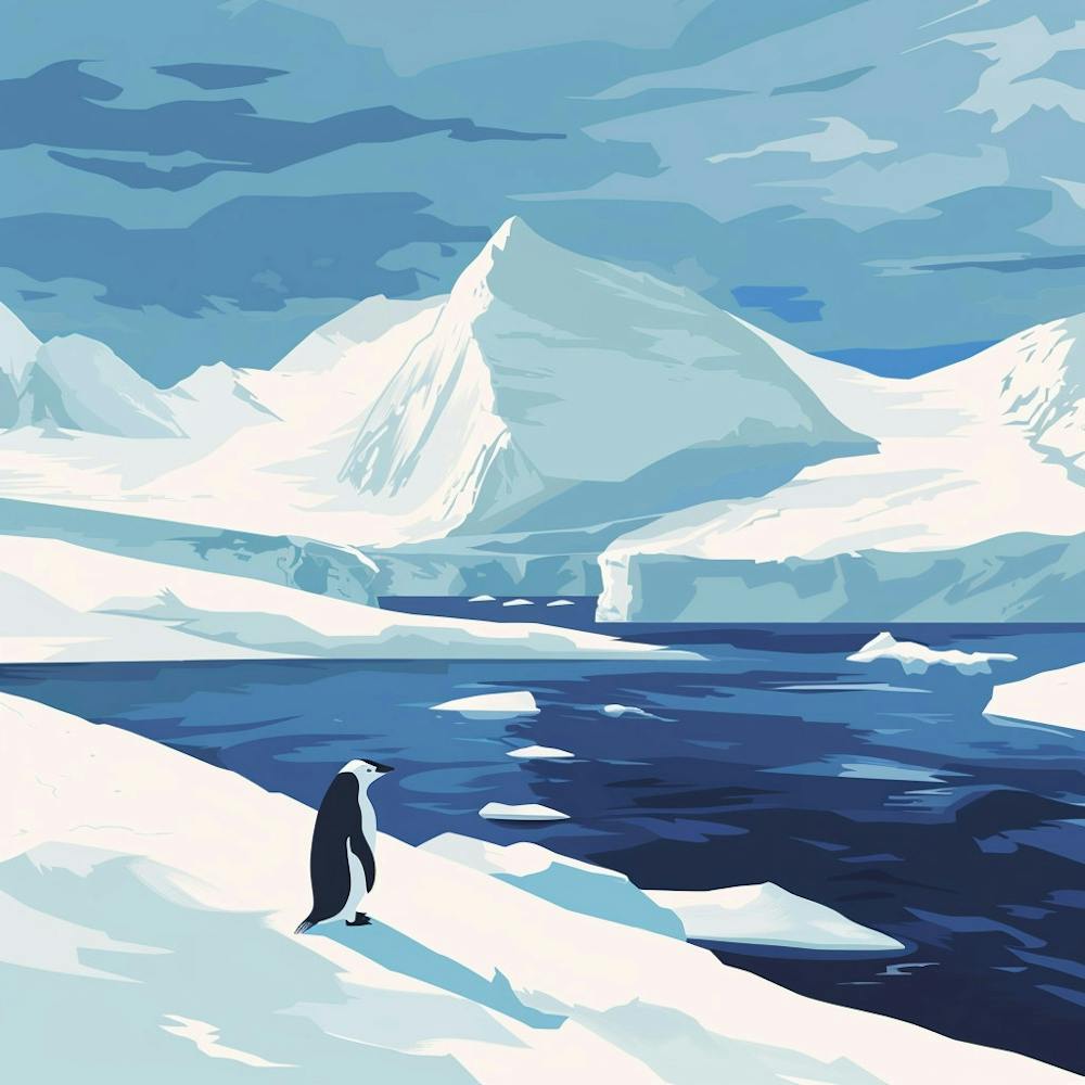 Penguin In Antarctica