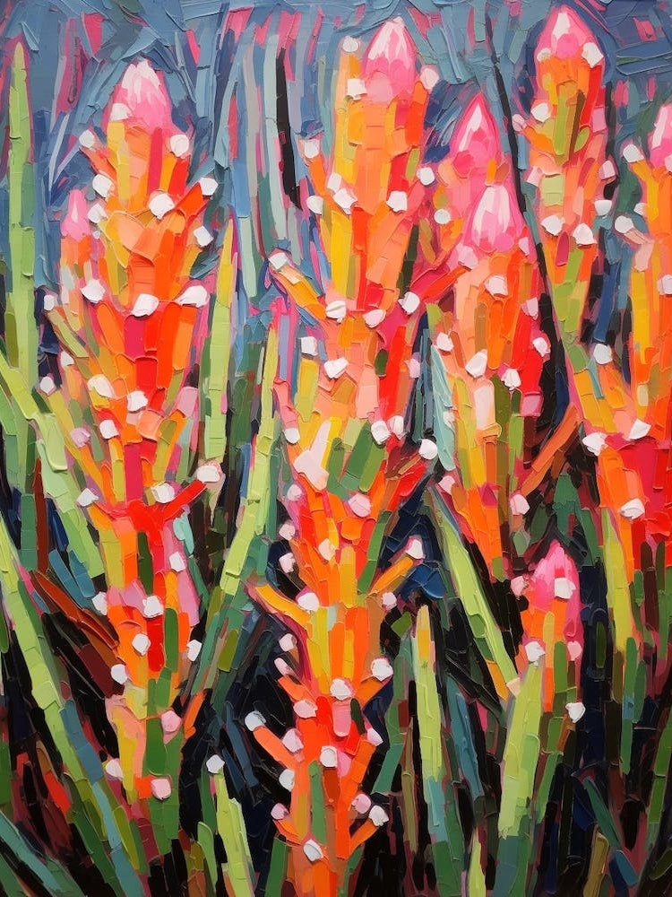 Cactus Painting Melocactus 1