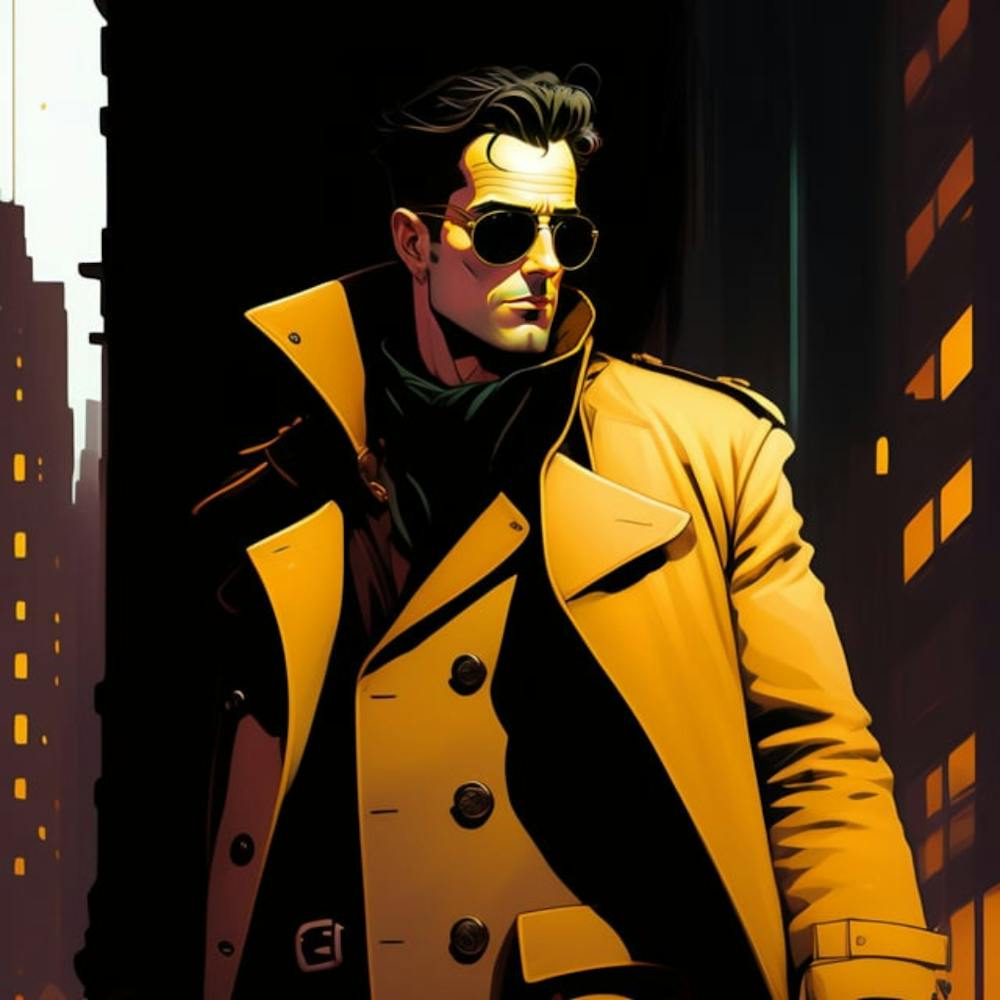 Man In A Trench Coat