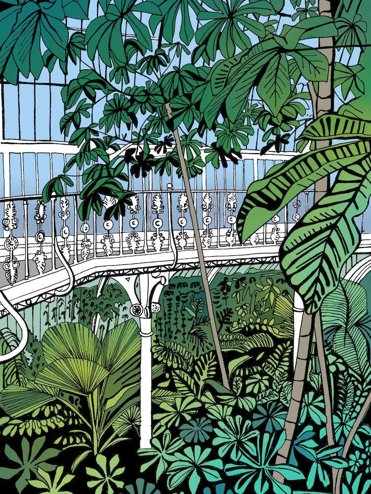 Kew Gardens Palm House Walkway