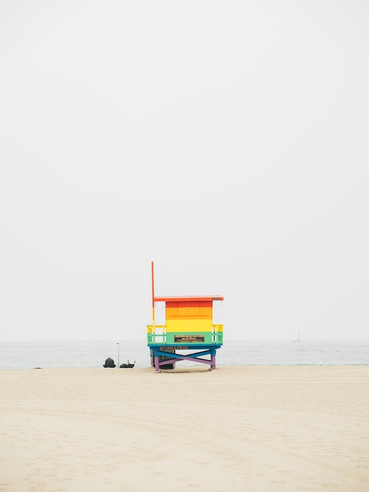 Rainbow Lifeguard Tower