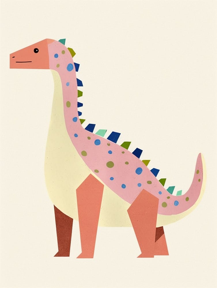 Nursery Dinosaur Art Scelidosaurus 1