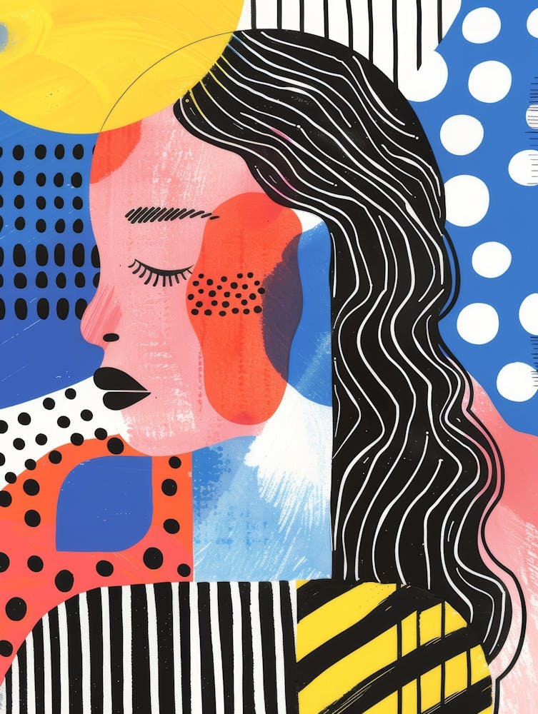 Abstract Portrait Of A Woman 95