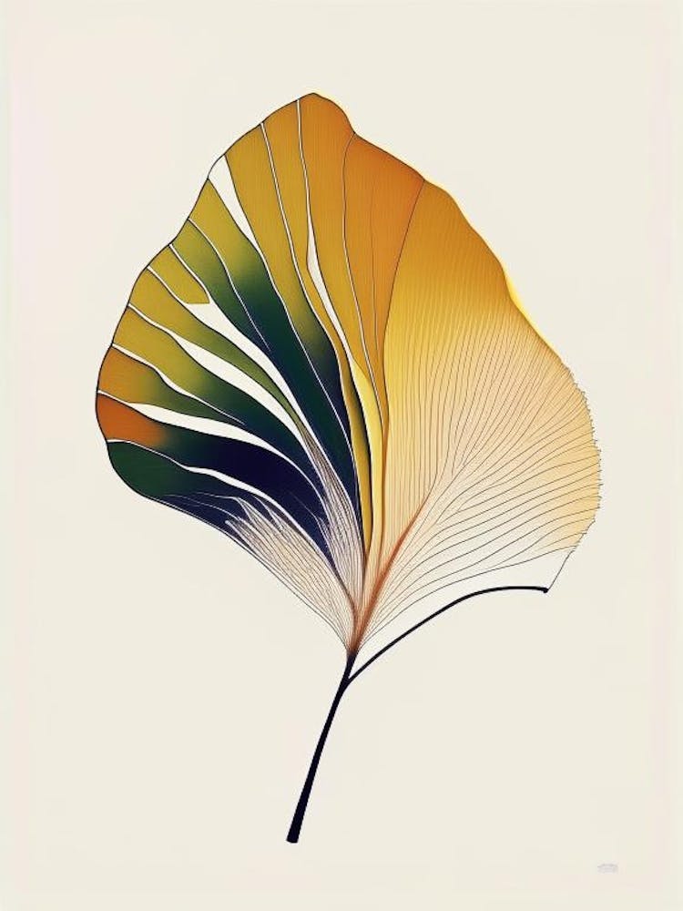 Ginkgo Leaf Abstract 3