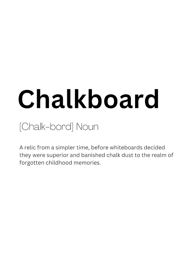 Chalkboard Definition Meaning 1