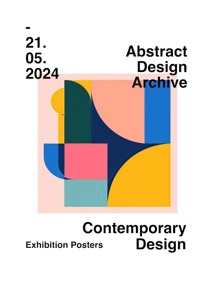 Abstract Design Archive Poster 25